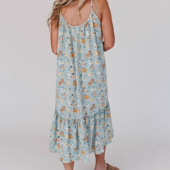 Floral Ruffle Midi Dress - Picture 4 of 4